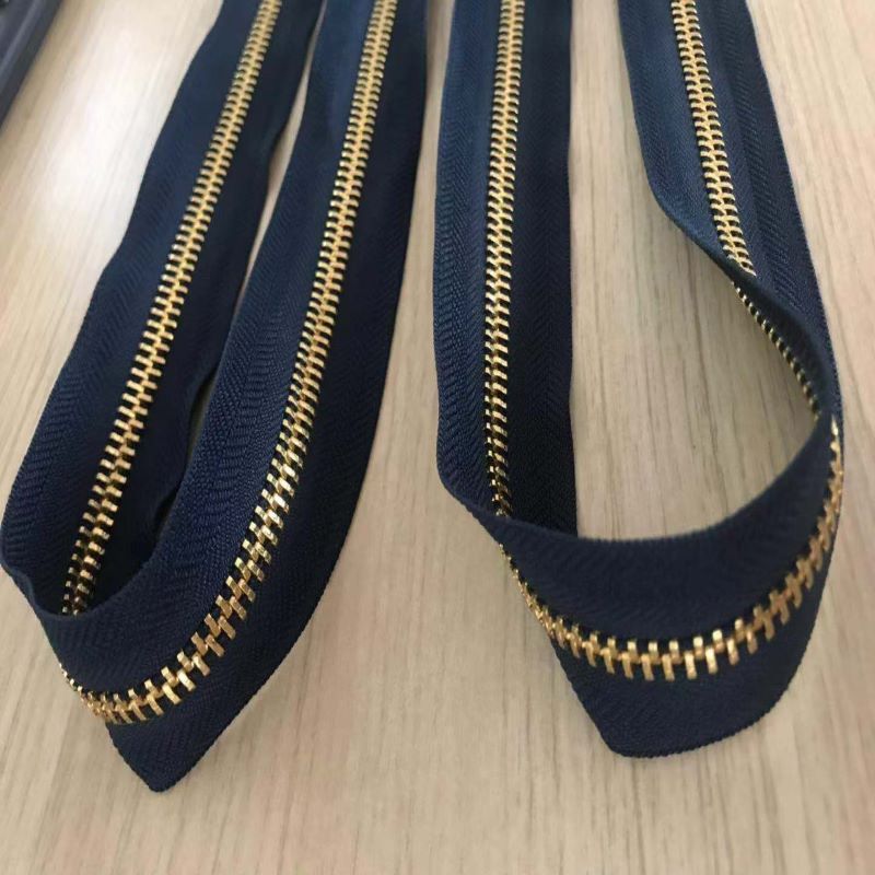 Unique brass zippers 