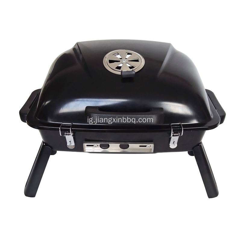 Enwere ike ibugharị BBQ Barbecue Picnic Grill nwere ụkwụ mpịachi