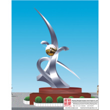 Outdoor Handmade Stainless Steel Sculpture