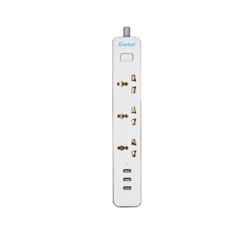 Hot Selling Philippines Indonesia Malaysia Flat Pin Plug Adapter with 3 Way Electrical Extension Socket and Multi USB