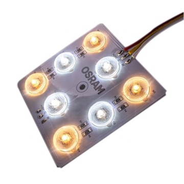 Dual Color Temperatures CCT LED Module 24V CRI90 6.8W Warm/Cool White 2700K-6500K Ra 90 for Soft Film Ceiling