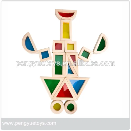 High quality wooden building blocks for kids