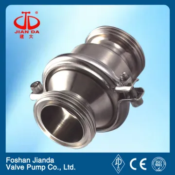 sanitary threaded check vavle