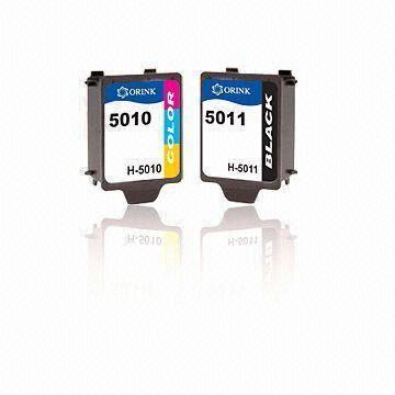 Remufactured Ink Cartridges, Replacement for HP C5010 and C5011 Printers