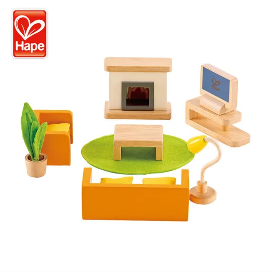 New organic safe material diy wooden toy house