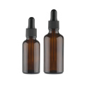 Olio essenziale vuoto MOQ all&#39;ingrosso a bassa moq 20 ml 30 ml 50 ml bottiglia da contagocce in vetro cosmetico