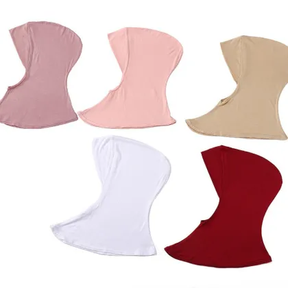 Stretch Adjustable Cotton Modal Islamic Hijab Cap