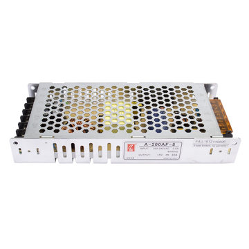 Chuanglian A-200AF 5V40A Ultra-dünner LED-Leuchtkastentransformator &amp; Display