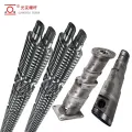 Long Working Life Recycled KMD50KK PVC Bimetallic Conical Twin Screw Barrel