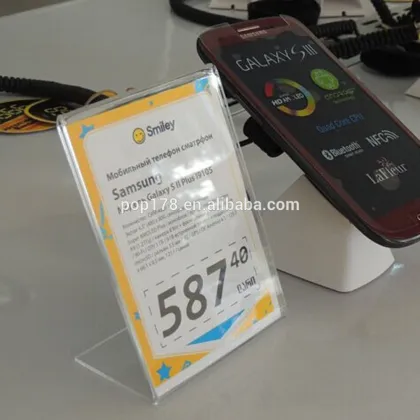 Acrylic Desk Name Card Stand