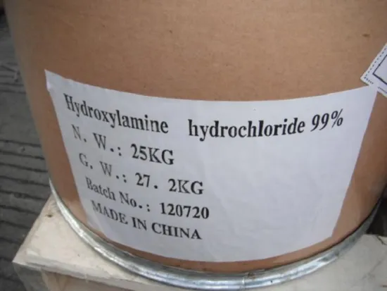 hydroxylamine hydrochloride production process
