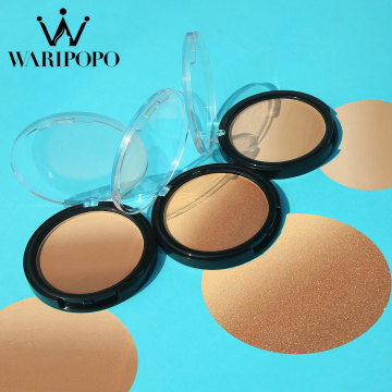 Veganistisch private label geperste poeder Matte Face Foundation Highlighter Contour Palette