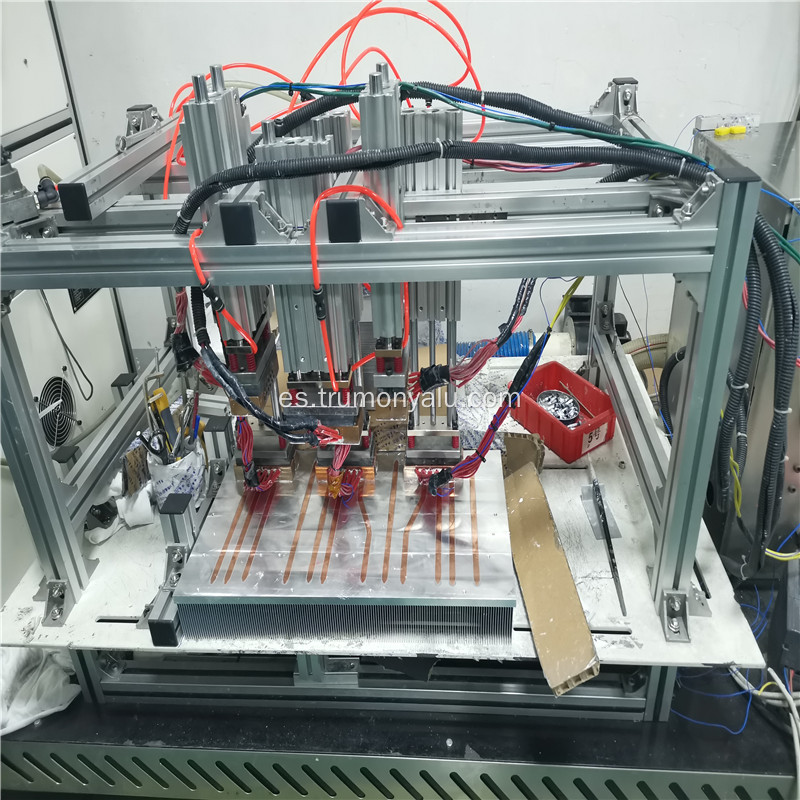 Disipador de calor de perfil de aluminio de espátula industrial extruido