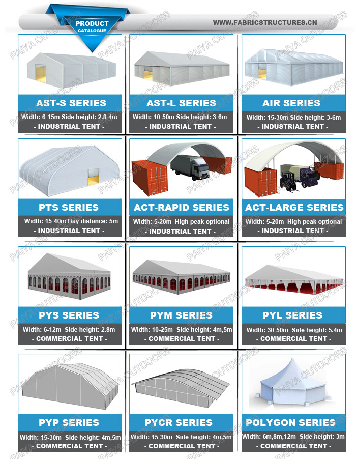 18m Industrial Tent with Inflatable Roof