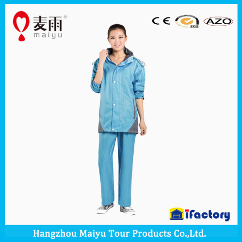 attached hood clear rain jacket for women