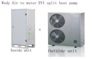 Air to water EVI split heat pump general air conditioner