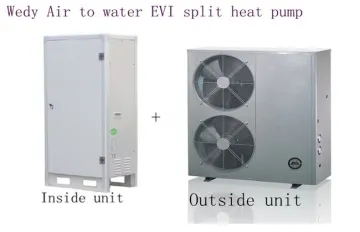 Air to water EVI split heat pump general air conditioner