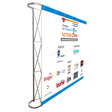Eisenrohr-Popup-Bannerstand