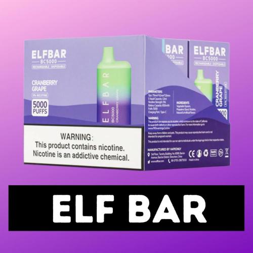 Elf Bar BC5000 Kit descartável recarregável
