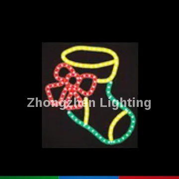 Holiday time lights stage decoration for new year motif lighting