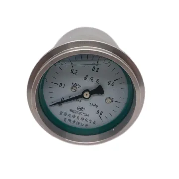 0-0.6MPa Stainless Steel Bellows Panel Mounted Differential Pressure Gauge for Gas