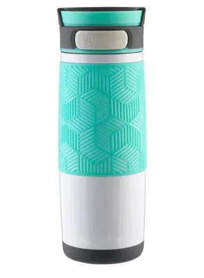 Bottle Coffee Cup Autoseal Transit Stainless Steel Blue 16 Oz Travel Mug