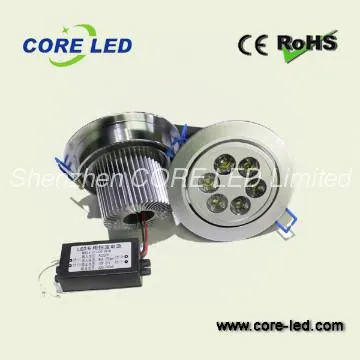 AC220V cool white 6000K 7*1W LED ceiling light