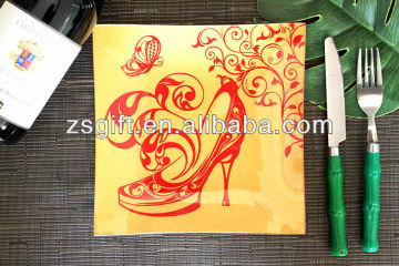 Hot sales glass plate set