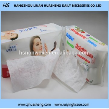 Nonwoven facial tissues for personal hygiene Biodegradable HS1165 personal cleansing products
