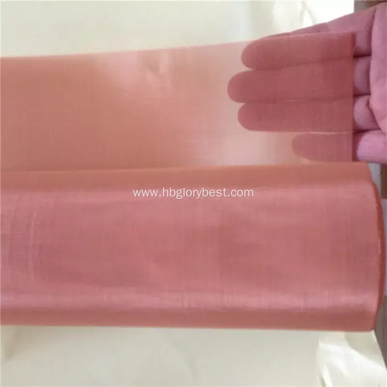 Red Copper Wire Mesh 6 Mesh