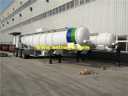 19m3 V Shape Sulfuric Acid Delivery Semi-Trailers