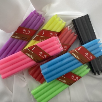 New halloween 8pcs color stick candle