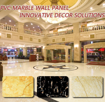 Hot Sale 3D Pvc Marble Wall Panel Of Decoration Materials