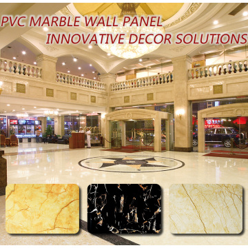 Hot Sale 3D Pvc Marble Wall Panel Of Decoration Materials