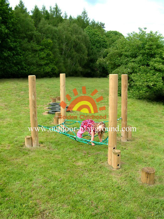 climbing net frame structure for kids