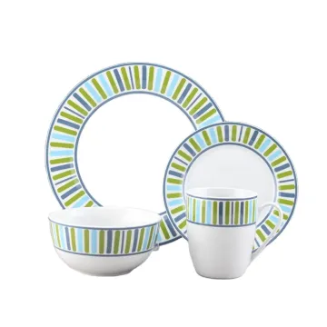Newly Designed Decal Printed Porcelain Dinner Tableware Set