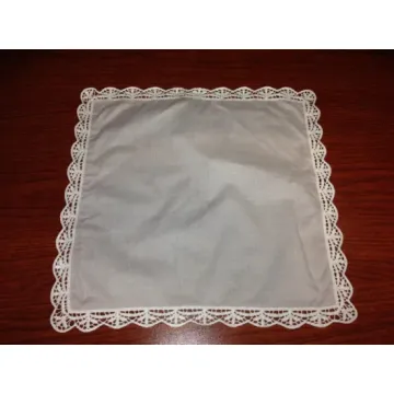 White wedding banquet lace handkerchief