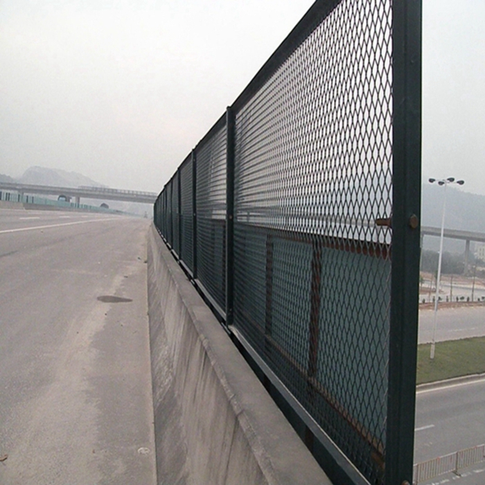 PVC Coated Expanded Metal Security Fence for Decoration