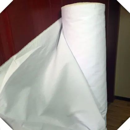 Polyester Cotton Mixed Woven White Fabric