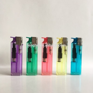 ISO9994&CR cheap slide button disposable electronic plastic smoking lighter for cigarette