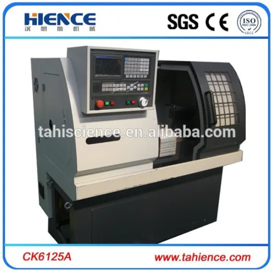 Small size CNC lathe machine specification and price with CE CK6125A
