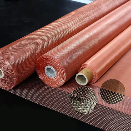 Copper Wire Infused Fabric Elastic Copper Mesh