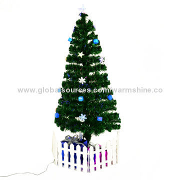 Fiber-optic Christmas Tree with 110/240V AC Voltage, CE, FCC, RoHS, UL Marks
