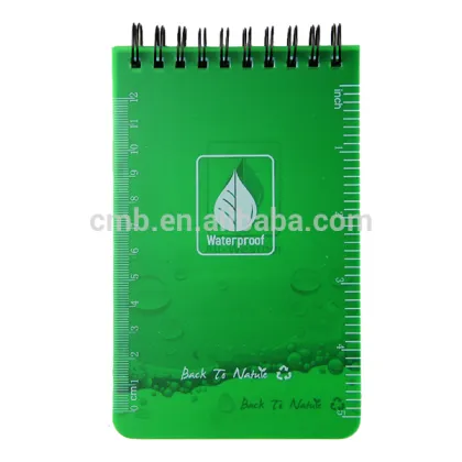 Eco waterproof fabric bag with stone paper notebook stationery earth friendly products