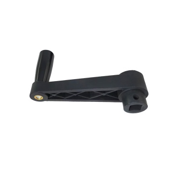 12x12 Nylon Folding Crank Handle with Circular and Square Hole - Bakelite Hardware Supplies