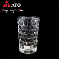 Classic engraved glass tumbler whisky wine glass cup