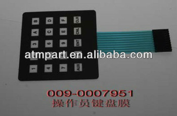ATM parts ATM machine 009-0007913 NCR Keyboard Membrane 20 Key 0090007951