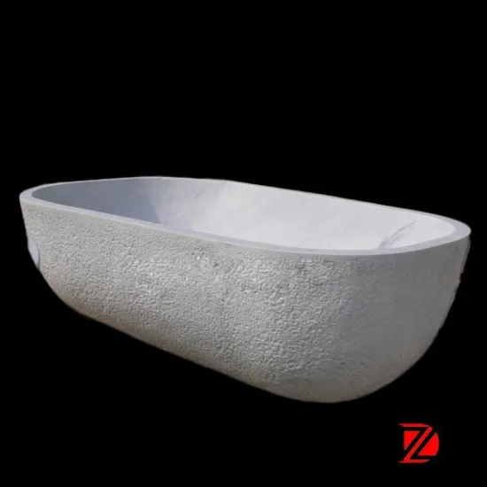 Small freestanding bathtub