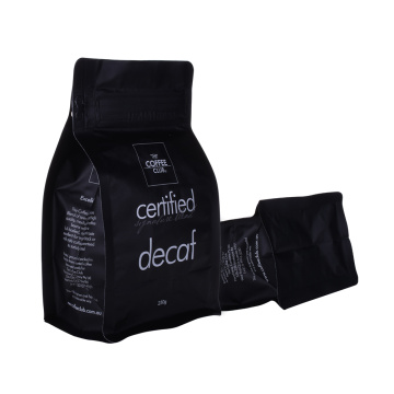 Biodegradable personalizar cremallera impresa para empacar café