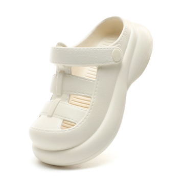 2024 Girls' Waterproof Summer Sandals - Double Hollowed-Out EVA Thick Bottom Clogs